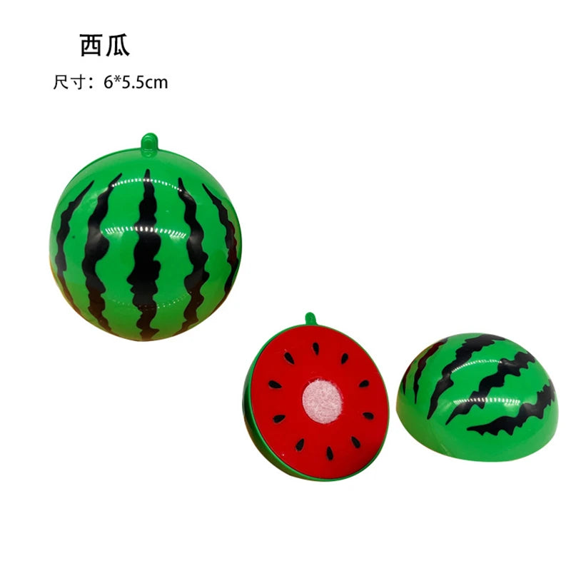 1Pcs Montessori Paste Chechele Simulation Durian Grapefruit Cherry Educational Toy Play House Decompress Educational Toy Gift