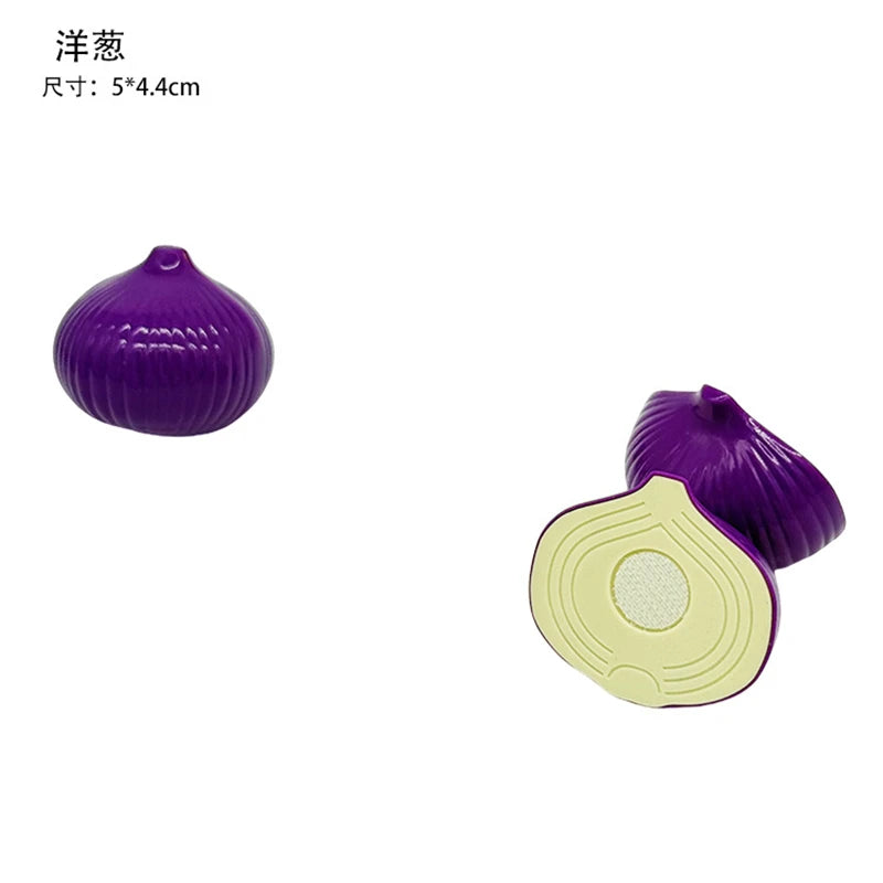 1Pcs Montessori Paste Chechele Simulation Durian Grapefruit Cherry Educational Toy Play House Decompress Educational Toy Gift