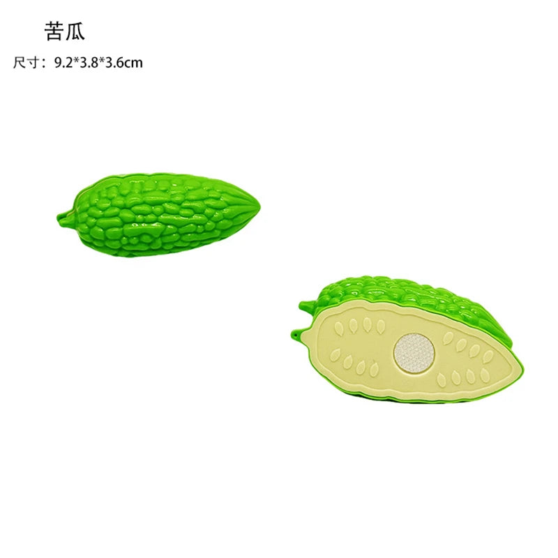 1Pcs Montessori Paste Chechele Simulation Durian Grapefruit Cherry Educational Toy Play House Decompress Educational Toy Gift