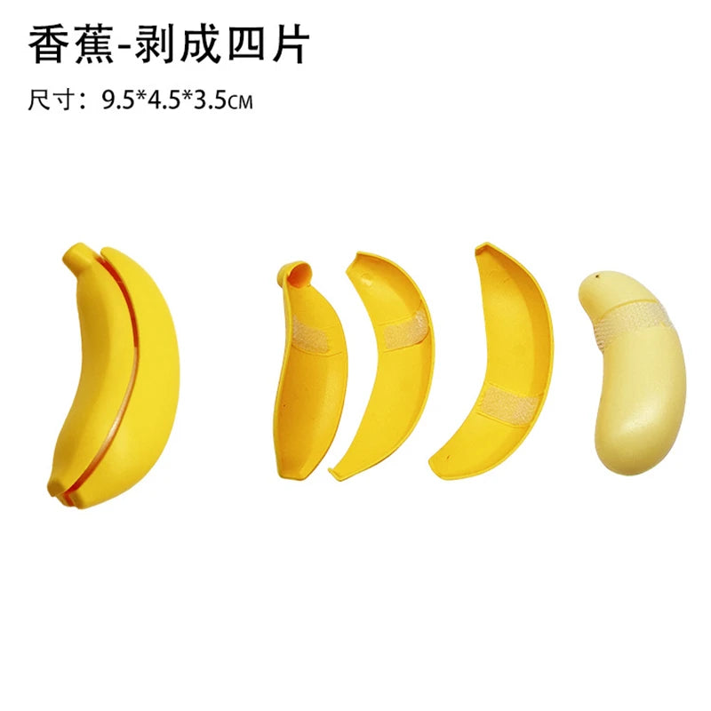 1Pcs Montessori Paste Chechele Simulation Durian Grapefruit Cherry Educational Toy Play House Decompress Educational Toy Gift