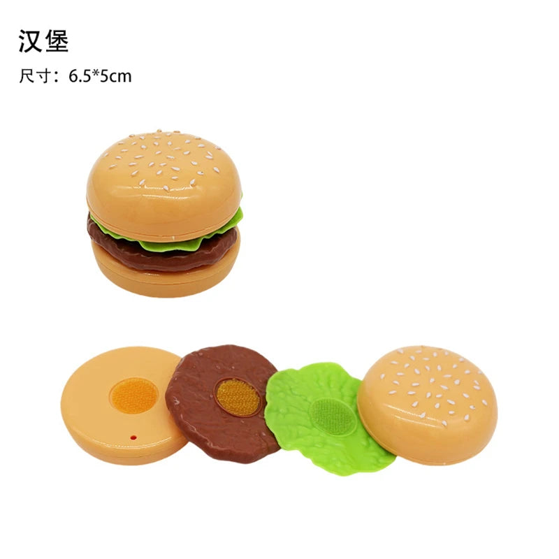 1Pcs Montessori Paste Chechele Simulation Durian Grapefruit Cherry Educational Toy Play House Decompress Educational Toy Gift