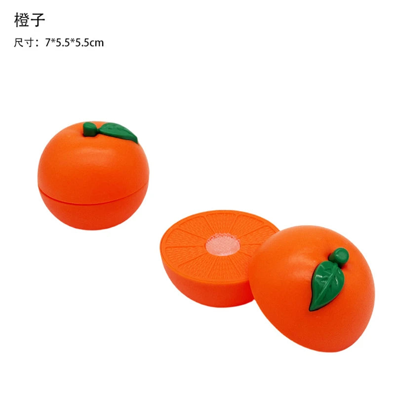 1Pcs Montessori Paste Chechele Simulation Durian Grapefruit Cherry Educational Toy Play House Decompress Educational Toy Gift